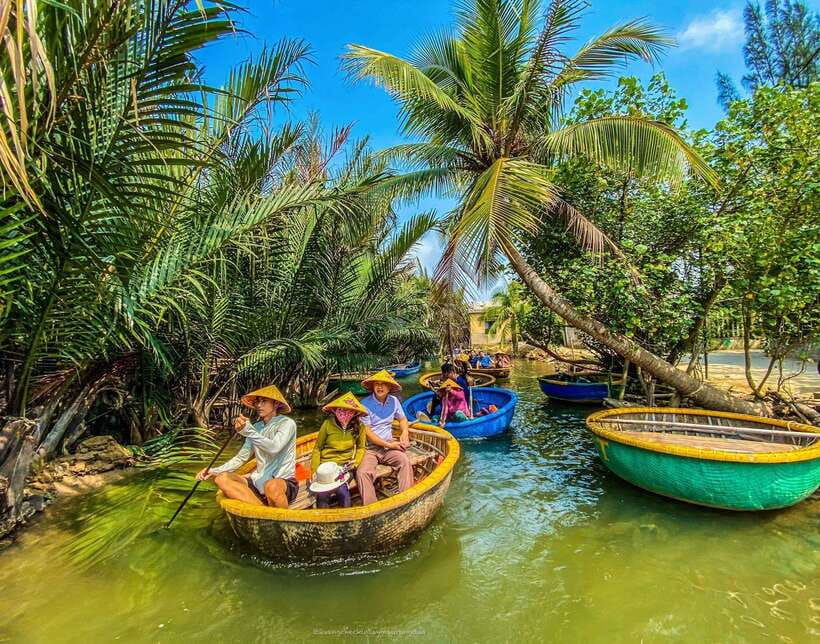 40 Minutes - Basket Boat Ride in the Water Coconut forest - What to Bring and Who Should Skip It