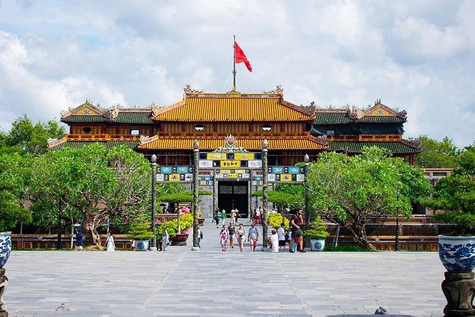 All must-see places Hue City, Hai Van Pass from Hoi An Group Tour - Khai Dinh Tomb: where Vietnamese design meets European influence