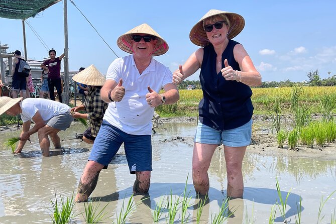 Authentic Hoi An: Explore Countryside with Locals - Rice farming hands-on: planting young rice shoots like a local