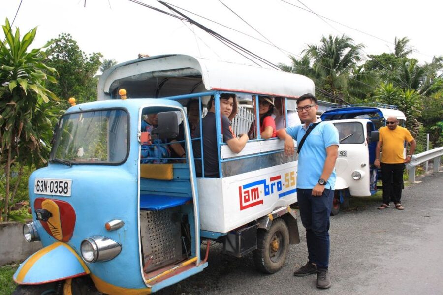 Authentic Mekong Delta: Tuk Tuk, Rowing Boat, Biking Tour - Lunch by the Mekong: What You Should Expect