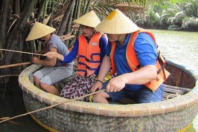 Basket Boat in Hoi An( visit water coconut forest,Crab fishing ) - Crab fishing among the nipa palms and Bay Mau canals