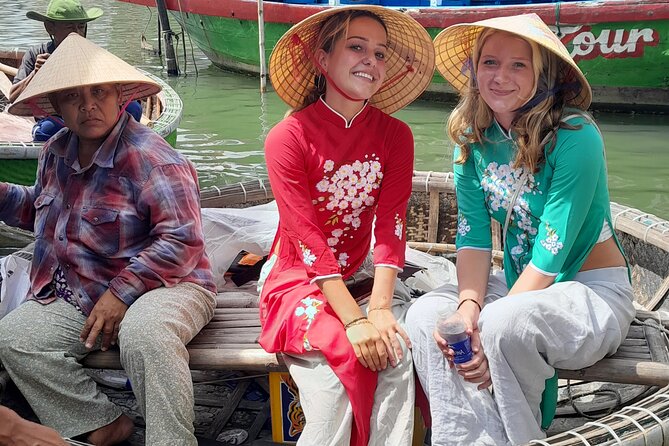 Basket Boat in Hoi An( visit water coconut forest,Crab fishing ) - Basket boat time: coracles, paddling, and that signature spinning run