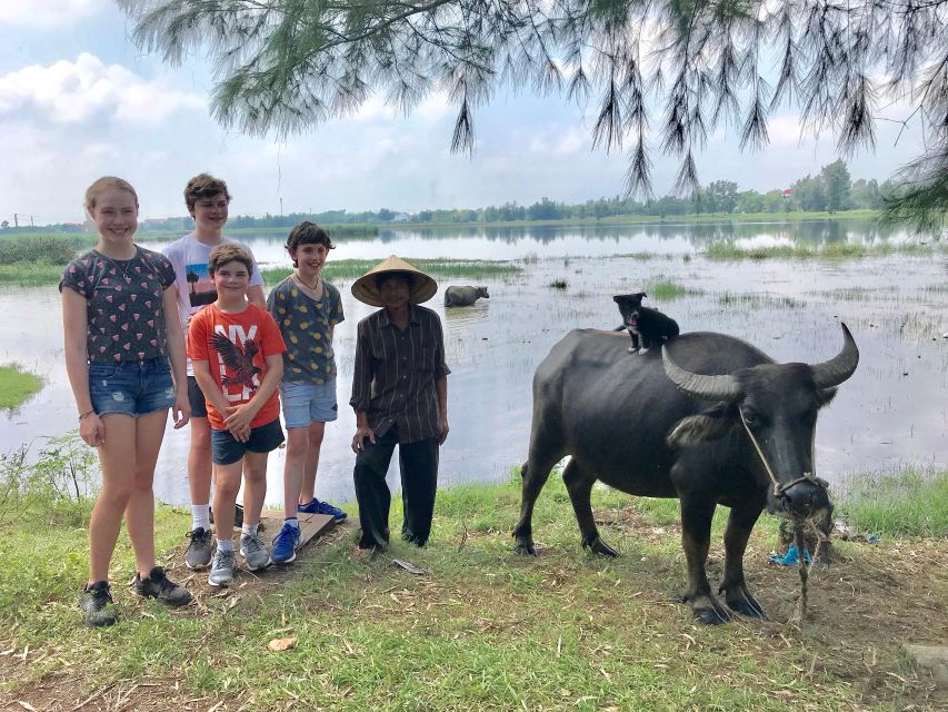 Buffalo Riding, Basket Boat and Cooking Class: Hoian/Da Nang - Cam Thanh Coconut Village and the basket boat ride you’ll remember