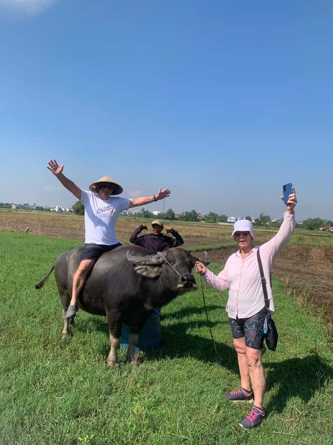 BUFFALO RIDING -BASKET BOAT & BIKE TOUR-HOI AN - Lantern Making in the Old Town: Take-Home Craft, Timing Notes