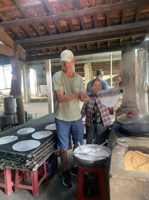 CAM THANH ECOTOUR - LANTERN - MY SON HOLYLAND FULL DAY TOUR - Back at the Fisherman’s House: Fire Cooking Show and Lunch With Local Dishes