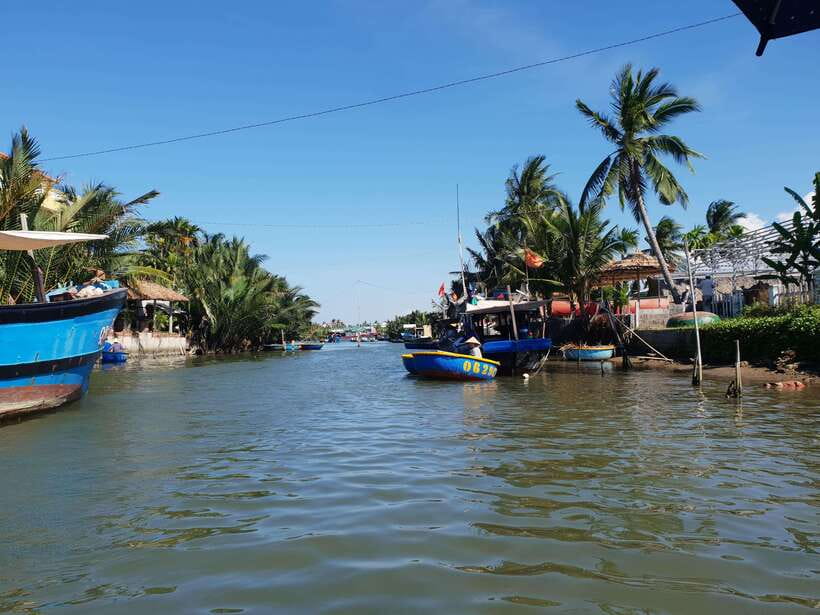 Coconut Basket Boat Ride and Floating Lantern Boat by Night - Coconut forest basket boat in Cam Thanh: the day part that feels real
