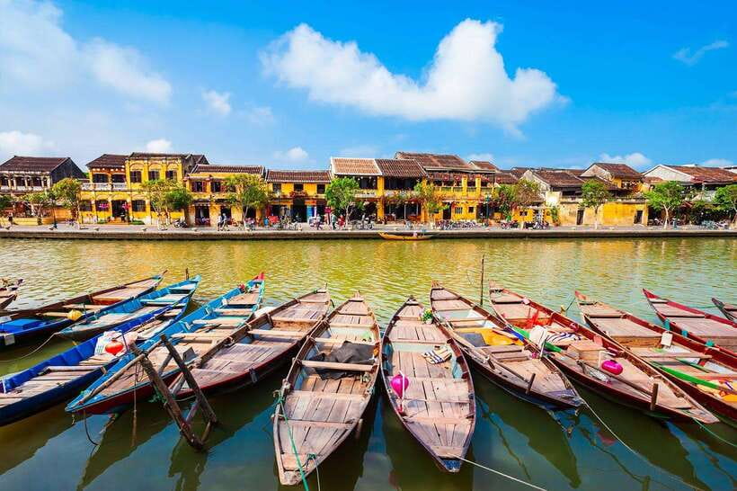 Coconut Jungle, Hoian, Boat Ride Lantern release from Danang - Cam Thanh Coconut Jungle: Basket Boats and Fisher Life