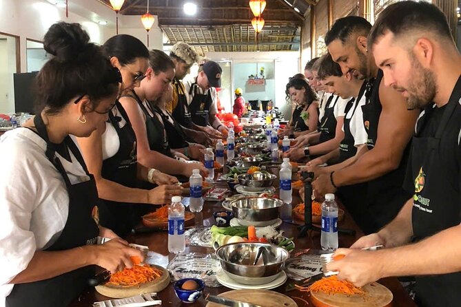 Cooking Class and Coconut Basket Boat Ride by Hangcoconut - Lunch You Make: Eating the Results in a Real Setting