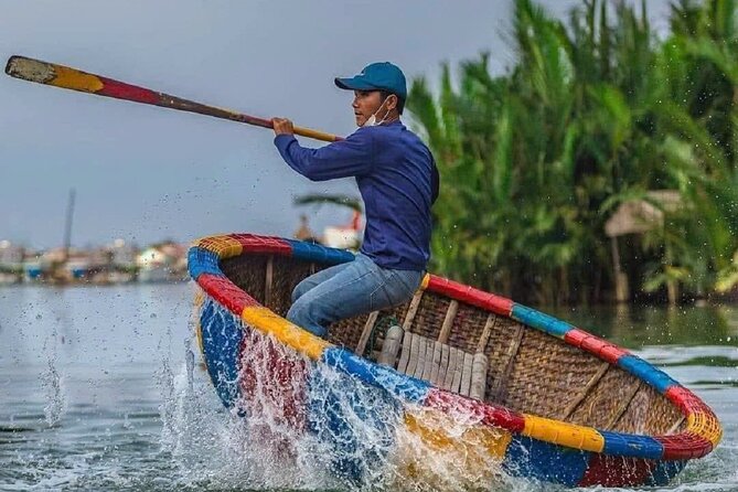 Cooking Class and Coconut Basket Boat Ride by Hangcoconut - Hangcoconut Bamboo Basket Boat Ride: Paddling, Spinning, and Photo Time