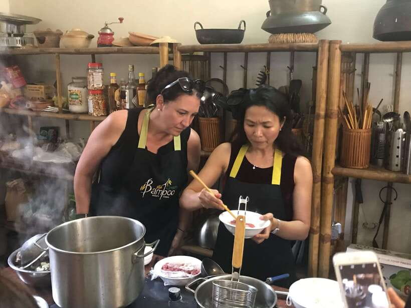 Cooking Class at Green Bamboo - Van Le’s home kitchen near Cua Dai Beach