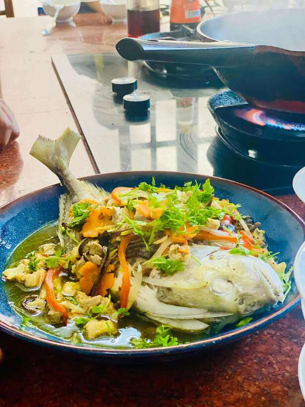 Cooking Class at Green Bamboo - Cooking your dish, tasting your work