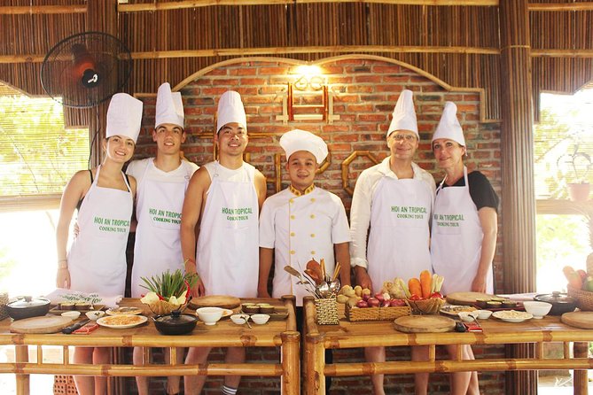 Cooking Class Hoi An:Local Market, Basket Boat, Fishing & Cooking - The cooking class kitchen: four dishes, eight tastes, and clear technique