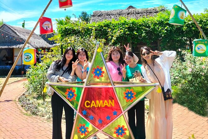 Cooking Class Hoi An - Organic Garden - Farming Tour-Handicrafts - Stop 1 at Caman Village: garden tour, herb cutting, and folk games