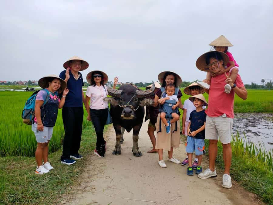 Cycling, Water Buffalo Riding, Traditional Farming Life - War-time memories, told in village context