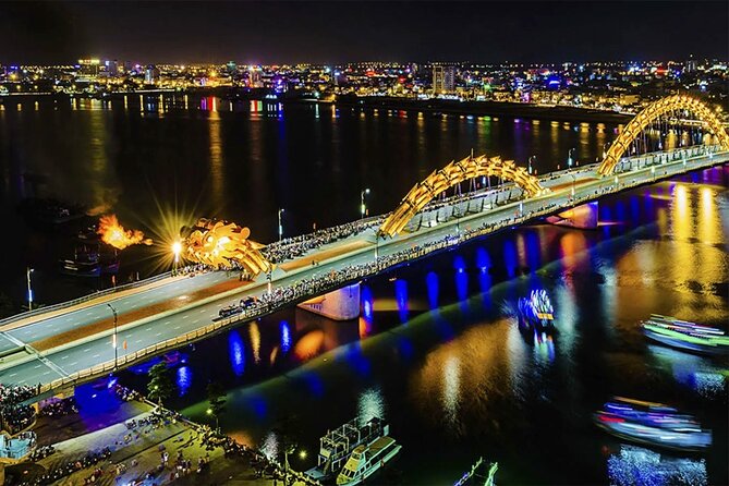Da Nang by Night from Hoi An: Seafood dinner, night market and cruise trip - Hop on the Han River cruise for a quieter Da Nang view