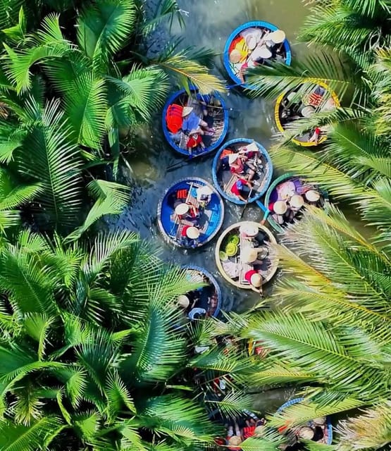Da Nang/Hoi An: Coconut river boat tour & Lantern Festival - Basket boat rowing: fun, simple, and good for first-timers