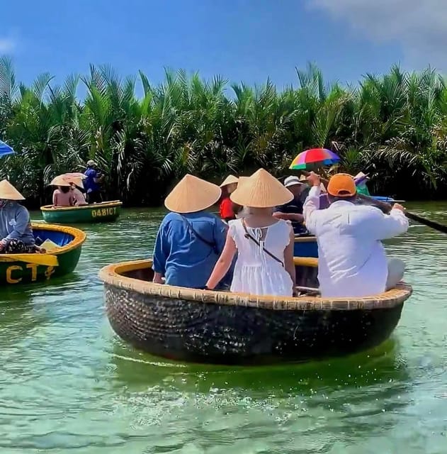 Da Nang/Hoi An: Coconut river boat tour & Lantern Festival - Basket-spinning show and coconut-leaf crafts: the hands-on part
