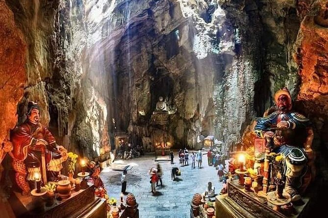 Easyrider from Hoi An to Hai Van Pass One day loop with Mr Thong - First Stop: Marble Mountains Before You Hit the Coastal Stretch