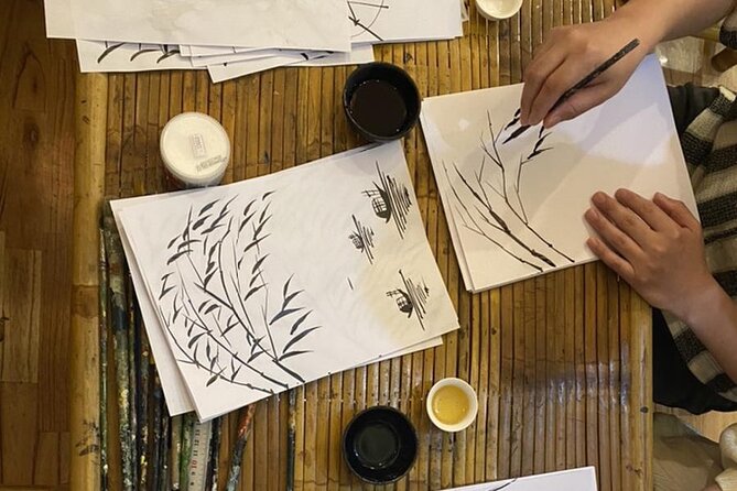 Experience Calligraphy Learning Class in Old Town Hoi An - How You Create Your Own Calligraphy Artwork Step by Step