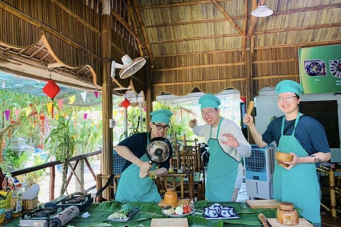 Experience Hoi An Vegetarian Cooking Class with Basket Boat Ride - Basket boat ride through the narrow channels