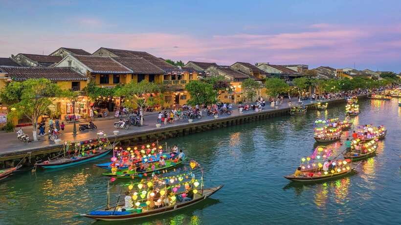 From Da Nang: Hoi An Ancient Town & Monkey Mountain Day Tour - Hoi An Ancient Town essentials: pagodas, the Japanese Bridge, and old-house charm