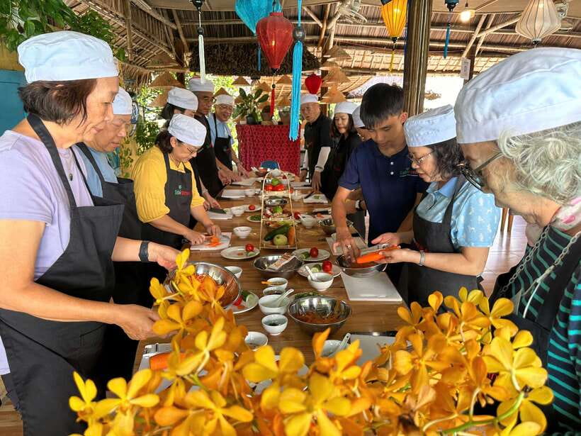 From Hoi An: Authentic Vietnamese Cooking Tour - The four-dish cooking class: what you’ll actually make