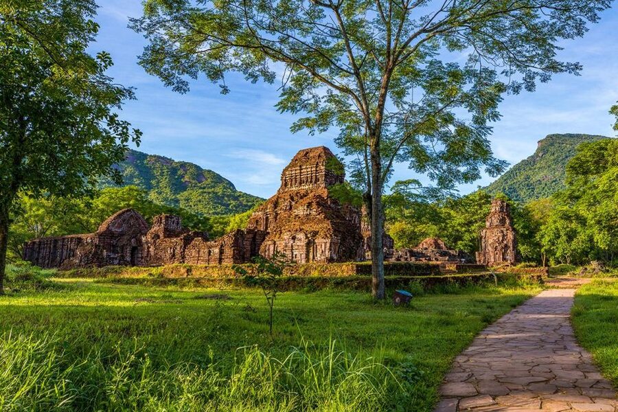 From Hoi An: Day Tour of My Son Temples and Marble Mountain - Marble Mountains (Ngh Hanh Son): Caves and Steps With Real Payoff