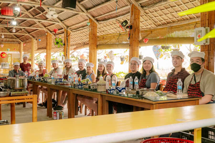 From Hoi An: Market Tour, Basket Boat Ride and Cooking Class - Pacing and portion reality check: what to expect day-of