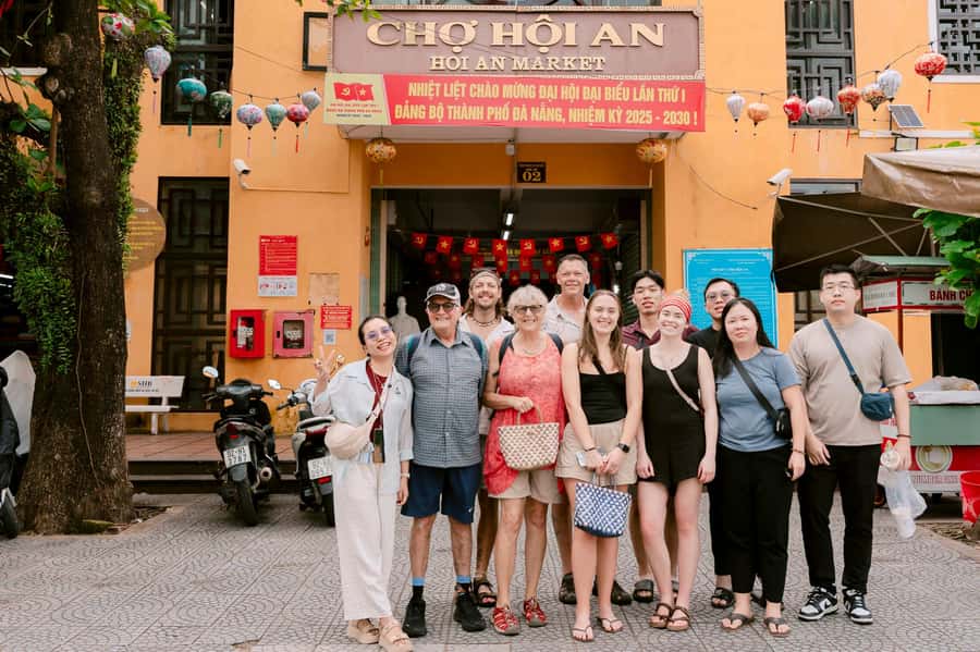 From Hoi An: Market Tour, Basket Boat Ride and Cooking Class - Bamboo basket boat in the coconut palms: paddling, spinning, and songs