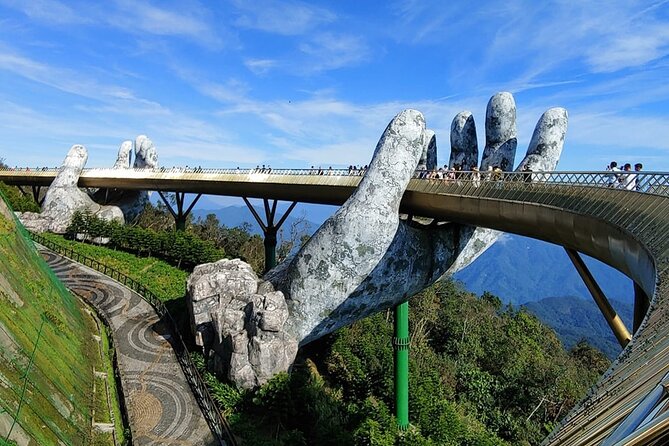 Golden Bridge - Monkey Mountain- Marble Mountains - Dragon Bridge - The big picture: Ba Na Hills, Dragon Bridge, and Marble Mountains in one day