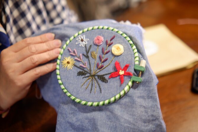 Hand Embroidery Workshop in Hoi An for Beginers - How the Class Works: From Basic Stitches to Flowers and 3D Effects