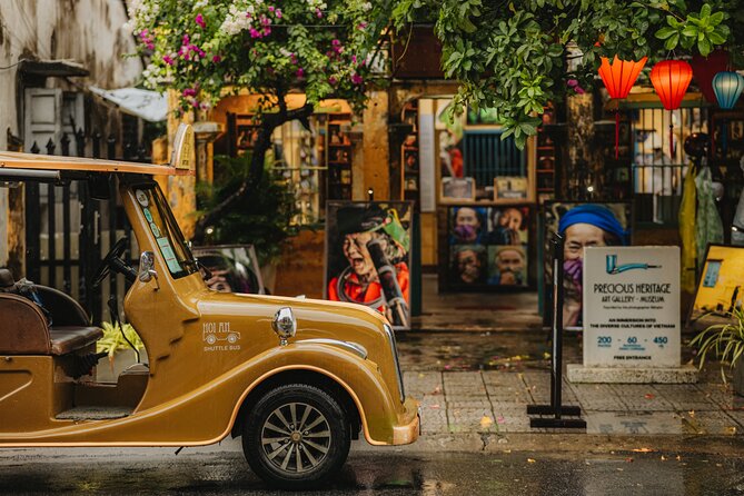 Heritage Adventure Private Tour by Electric Car - Central Market and the Famous Thu Bon River Crossing