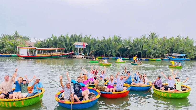 Hoi An Ancient Town & Coconut Village Basket Boat Tour - From Da Nang pick-up to Hoi An arrival: why the timing works