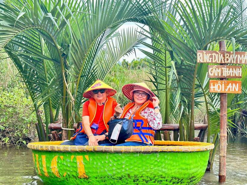Hoi An Ancient Town & Coconut Village Basket Boat Tour - Cam Thanh Coconut Forest basket boat: the real local flavor