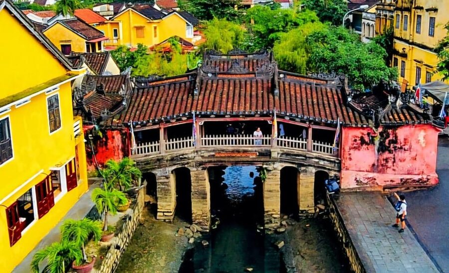 Hoi An Ancient Town Entrance Ticket with Drink - Old Town power stops: Cau Pagoda, Japanese Covered Bridge, and assembly halls