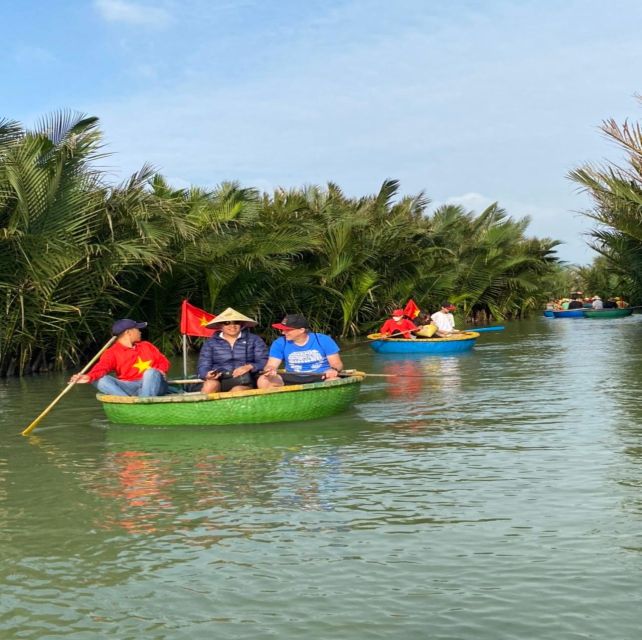 Hoi An Bamboo Basket Boat Ride in Water Coconut Forest - Water Coconut Forest: Photos, birds, and the crab-lined banks