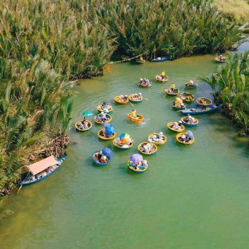 Hoi An : Bamboo Basket Boat Tour and Transfer - Hands-On Fishing Nets With Local Fishermen