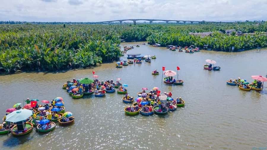 Hoi An : Bamboo Basket Boat Tour with Transportation - Key highlights you’ll feel right away