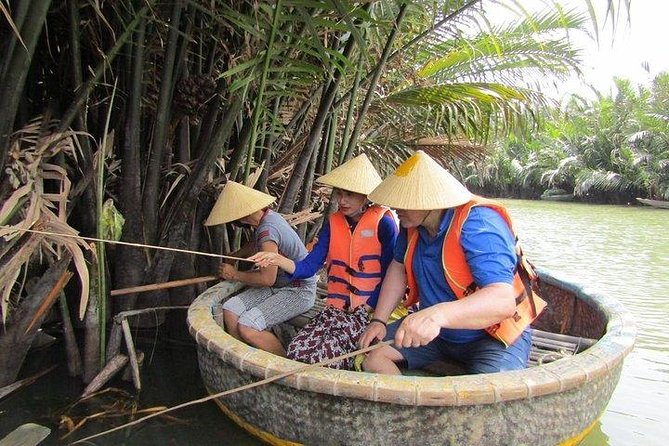 Hoi An Basket Boat Tour ( basket boat, visit water coconut forest, fishing crab) - A quick escape from Hoi An’s streets, without going far