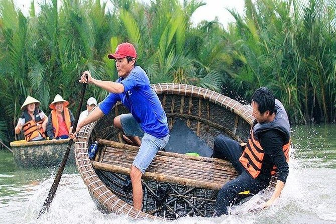 Hoi An Basket Boat Tour ( basket boat, visit water coconut forest, fishing crab) - Pickup, scooters, and the real meaning of a small-group limit