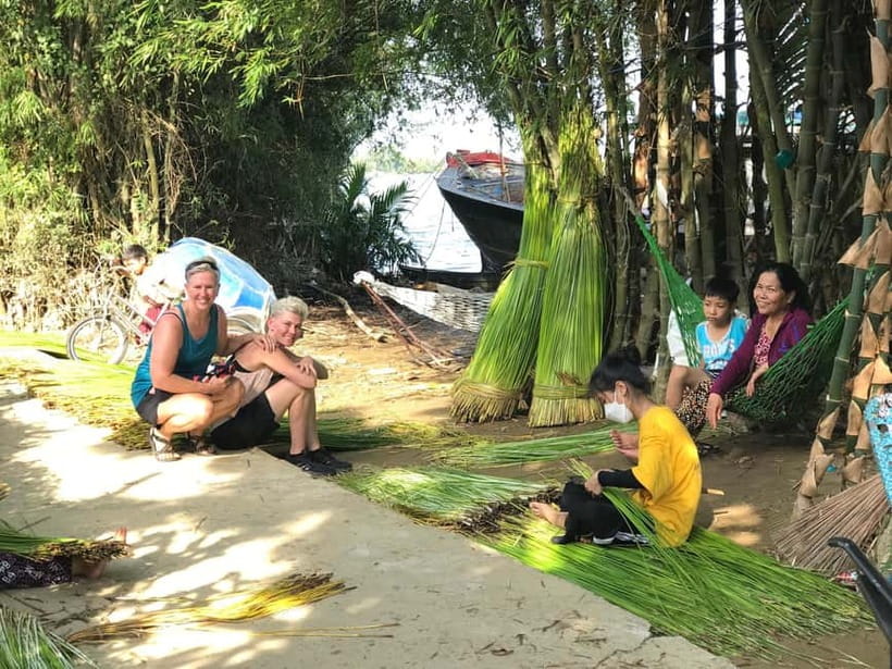 HOI AN Biking River Islands, Village Crafts PRIVATE TOUR - Tra Nhieu Straw Mats and a Whale Worship Temple Moment
