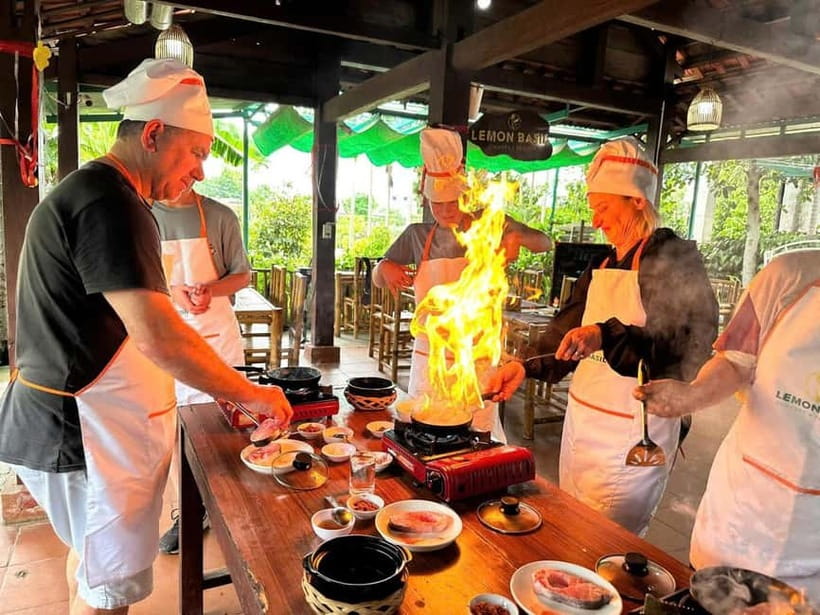 Hoi An: Cam Thanh Cooking Class & My Son Sanctuary Day Tour - Cam Thanh Village: Coconut Trees, Water Views, and Rural Pace