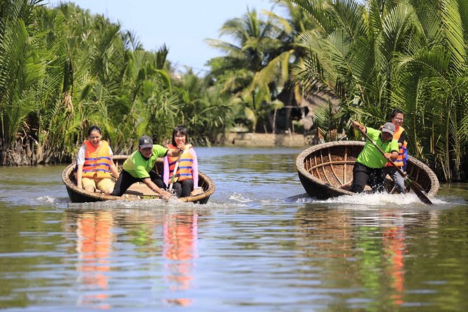 Hoi An Charming: Bamboo Basket, Local Viallage & Cooking Class - The Bamboo Basket Boat Experience: Nets, Paddling, and a Friendly Competition
