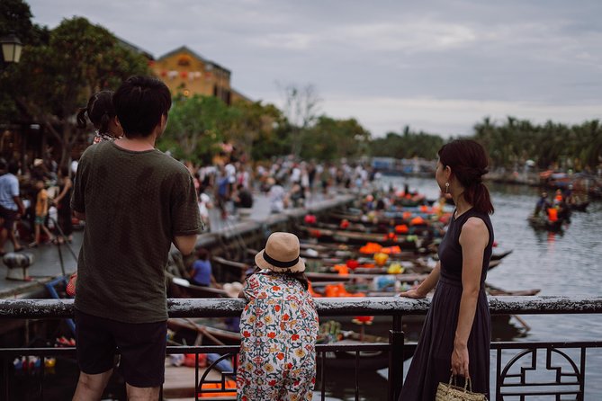 Hoi An City By Night And Release Paper Latern On Hoài river - Ancient Town Highlights: Phuc Kien, Tan Ky, and the Japanese Covered Bridge