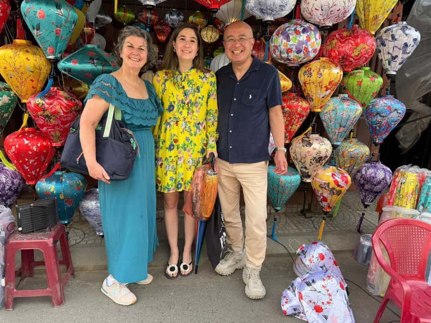 Hoi An City Tour - Boat Ride & Release Lantern: HoiAn/DaNang - Hoi An Market and Phuc Kien Assembly Hall: street life plus temple symbolism