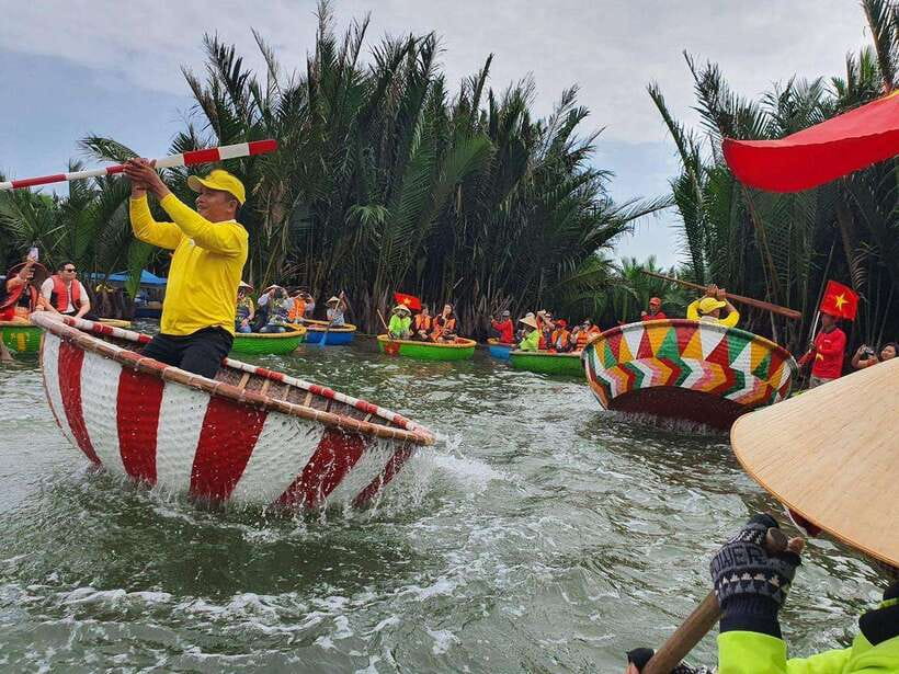Hoi An: Coconut Basket Boat Ride by Hangcoconut - Crab Fishing and Net Techniques That Actually Feel Local