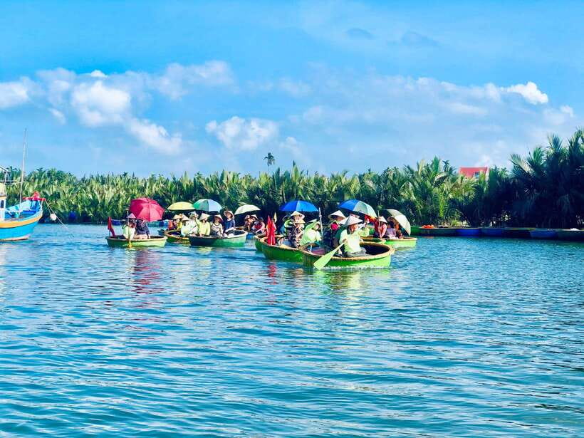Hoi An: Coconut Basket Boat Rides with Two-way Transfers - Fishing with local fishermen: nets, crab odds, and hands-on fun