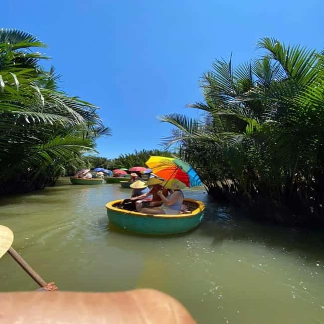 Hoi An Coconut Basket Boat Riding With Two-Way Transfers - Lunch Options: Spring Rolls vs a Full Hoi An Meal
