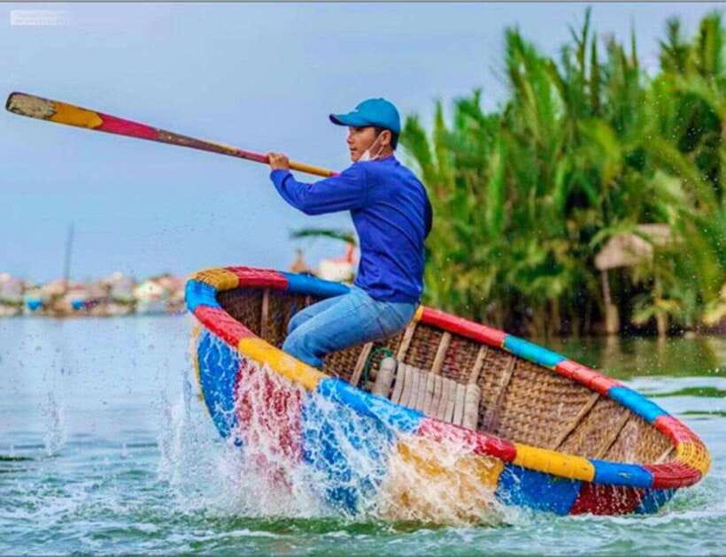 Hoi an : Coconut Boat & Hoi an Acient Town (Optional) - Bay Mau Coconut Forest: Bamboo Basket Boats and Real Local Paddling