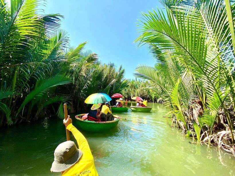 Hoi An: Coconut Jungle, Basket Boat, City and Lantern Tour - Cam Thanh Coconut Jungle: Basket Boats Meet Everyday Fisher Life